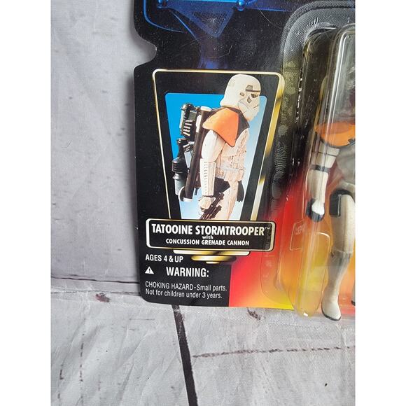 Kenner Star Wars Power Of The Force Sand Trooper 3.75in Action Figure 90s New - Picture 2 of 5